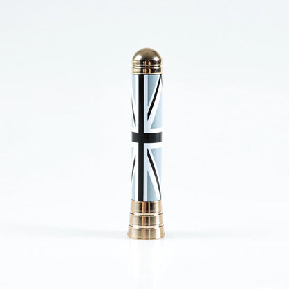 Black Union Jack & Gold Chrome Antenna for Mini Cooper (2001-2017)