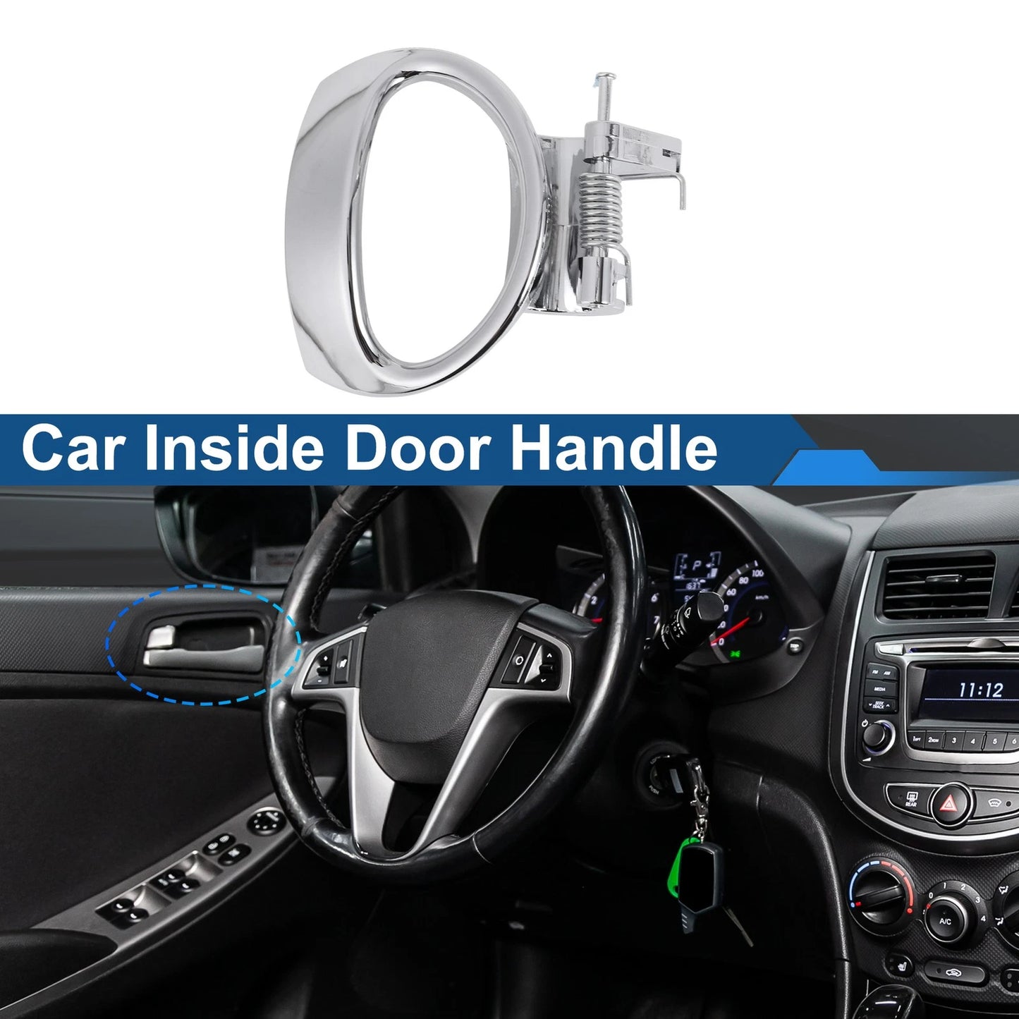 Front Passenger Side Interior Door Handle for Chevrolet HHR (2006-2011)