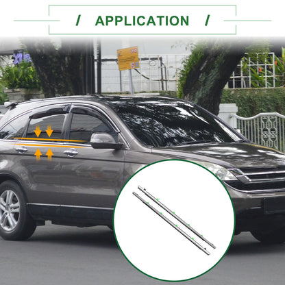 2 x Rear Left & Right Weatherstrip Window Seals for Honda CR-V (2017-2023)
