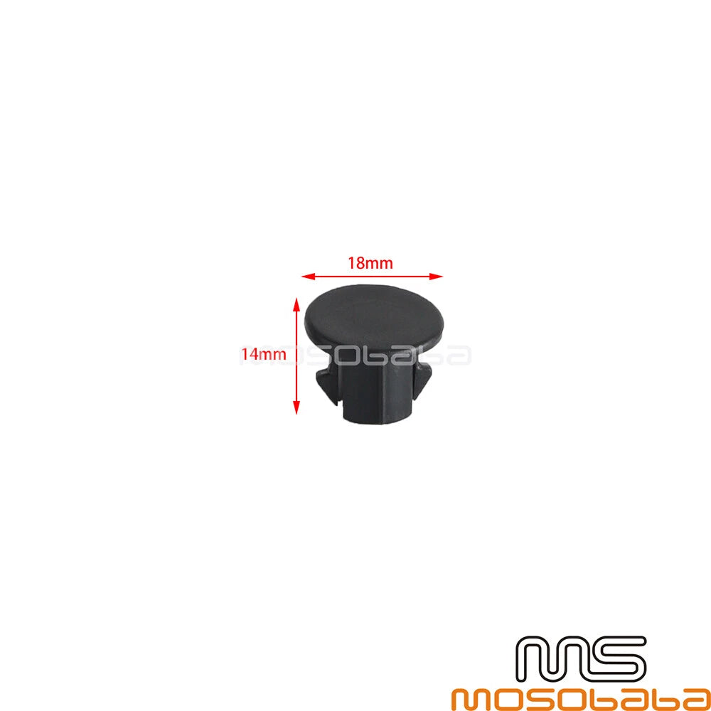Black Inner Fairing Mirror Hole Plugs for Harley CVO Street Glide FLHX (2014-2023)