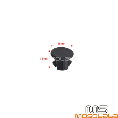 Black Inner Fairing Mirror Hole Plugs for Harley CVO Street Glide FLHX (2014-2023)