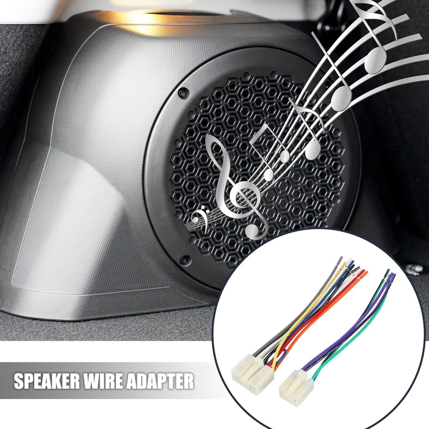 Car CD Player Wiring Harness Radio Adapter for Toyota