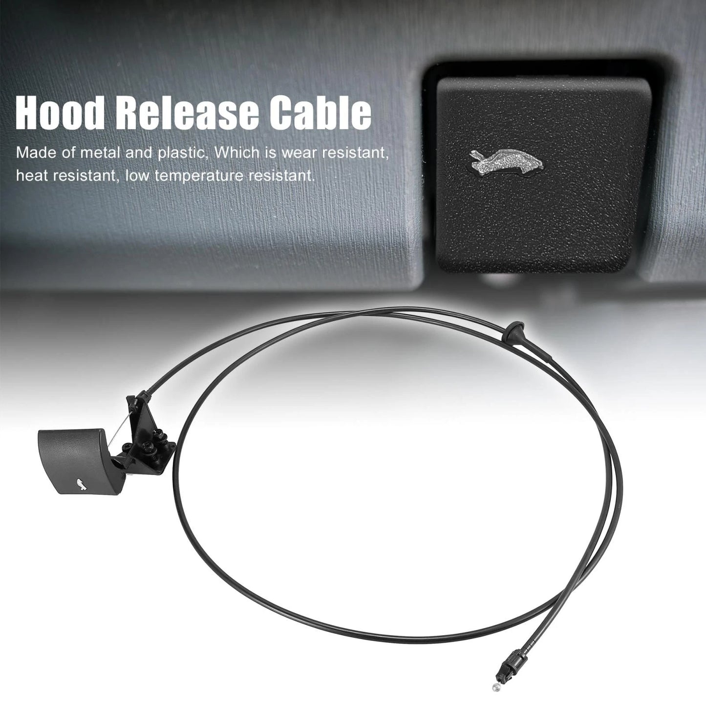Hood Latch Release Cable for Jeep Commander, Grand Cherokee (2005-2010)