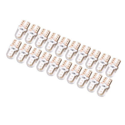 20 x T10 194 168 W5W COB 4 SMD LED CANBUS Bright Blue License Light Bulbs