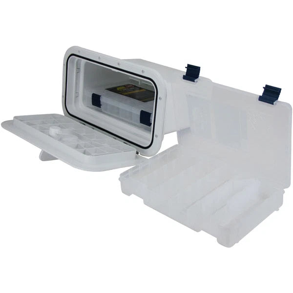 Fishing Tackle Box for Boat Storage - Plano 2-Tray Saltwater Tackle
