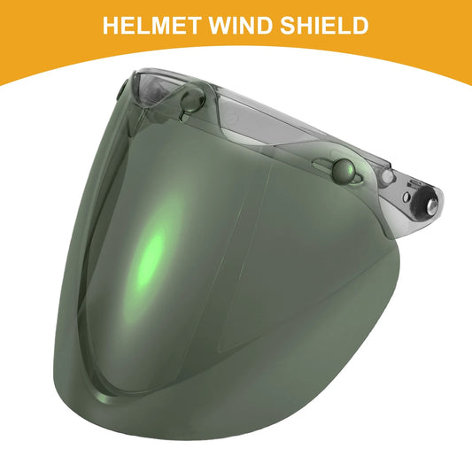 1pc Universal Helmet Wind Shield for Motorcycle Helmet Visor Black Brown