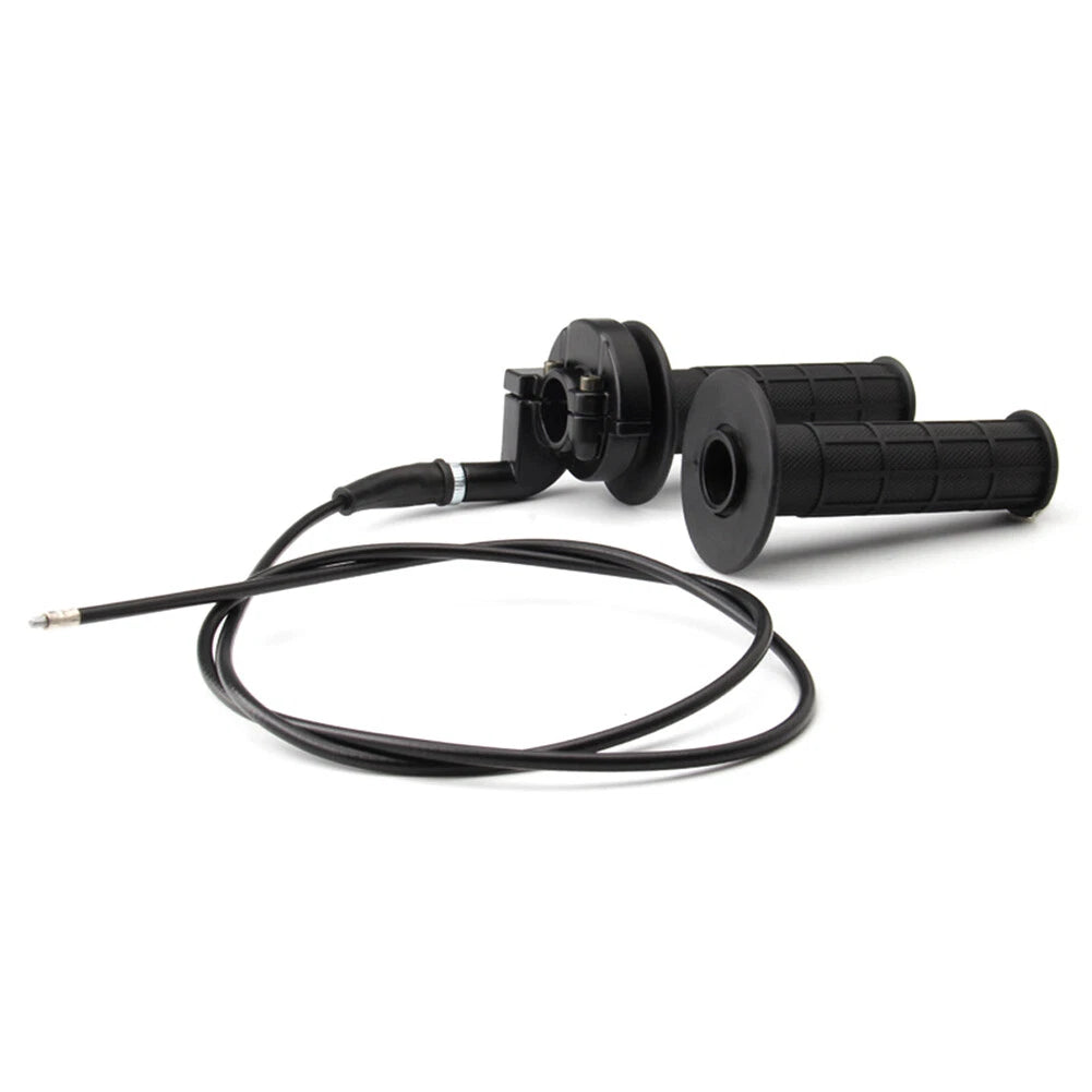 7/8" Motorcycle Black Handle Throttle Clamp Grip