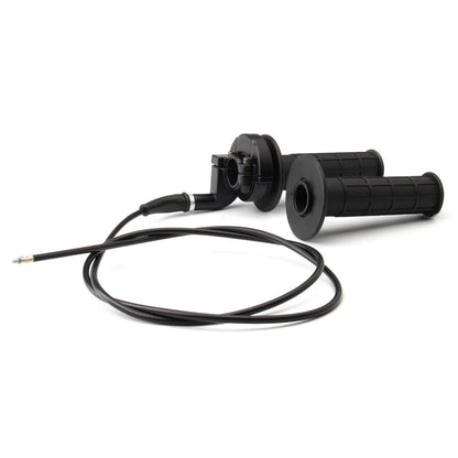 7/8" Motorcycle Black Handle Throttle Clamp Grip