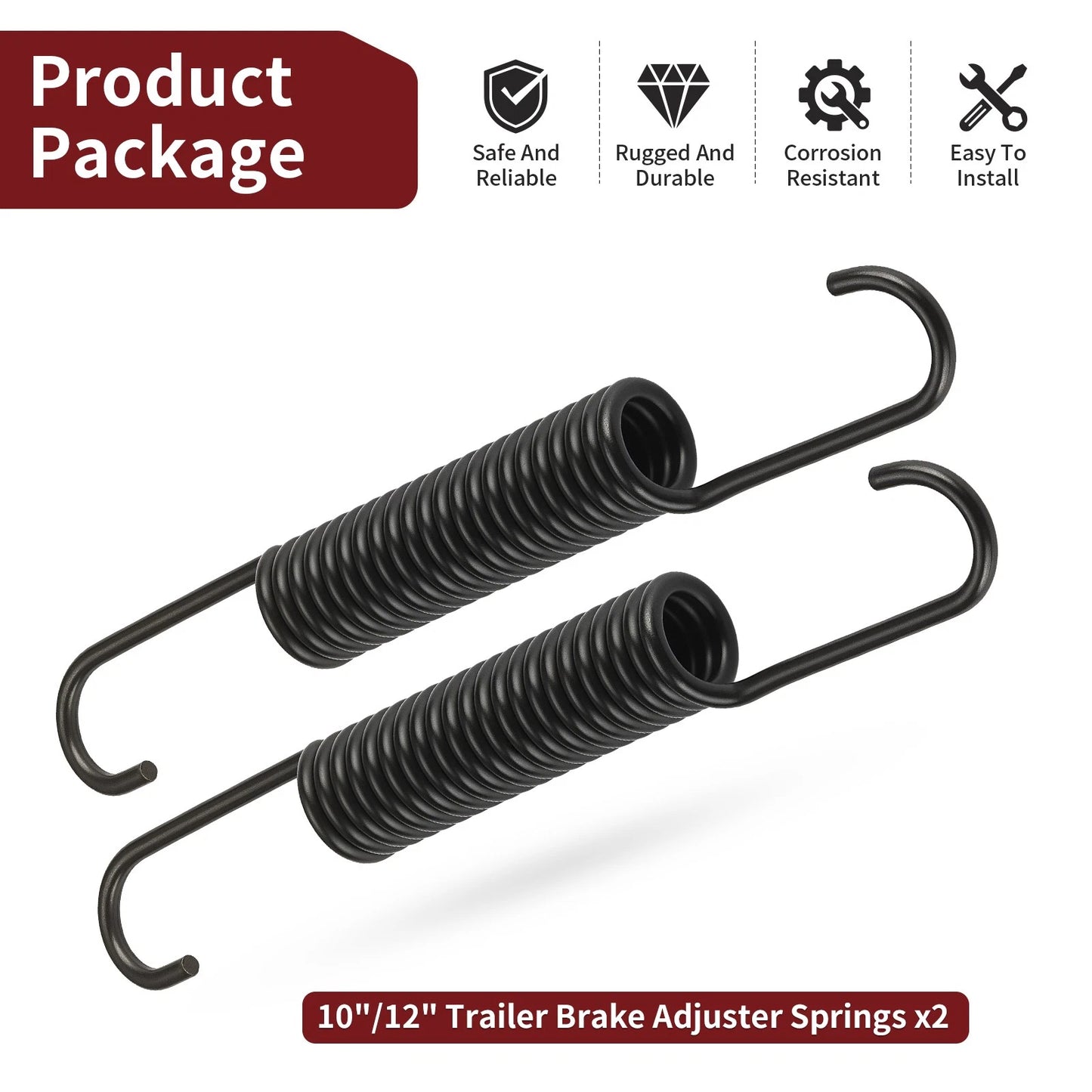 2 x Brake Adjuster Springs 10/12 for Dexter Hayes Brakes