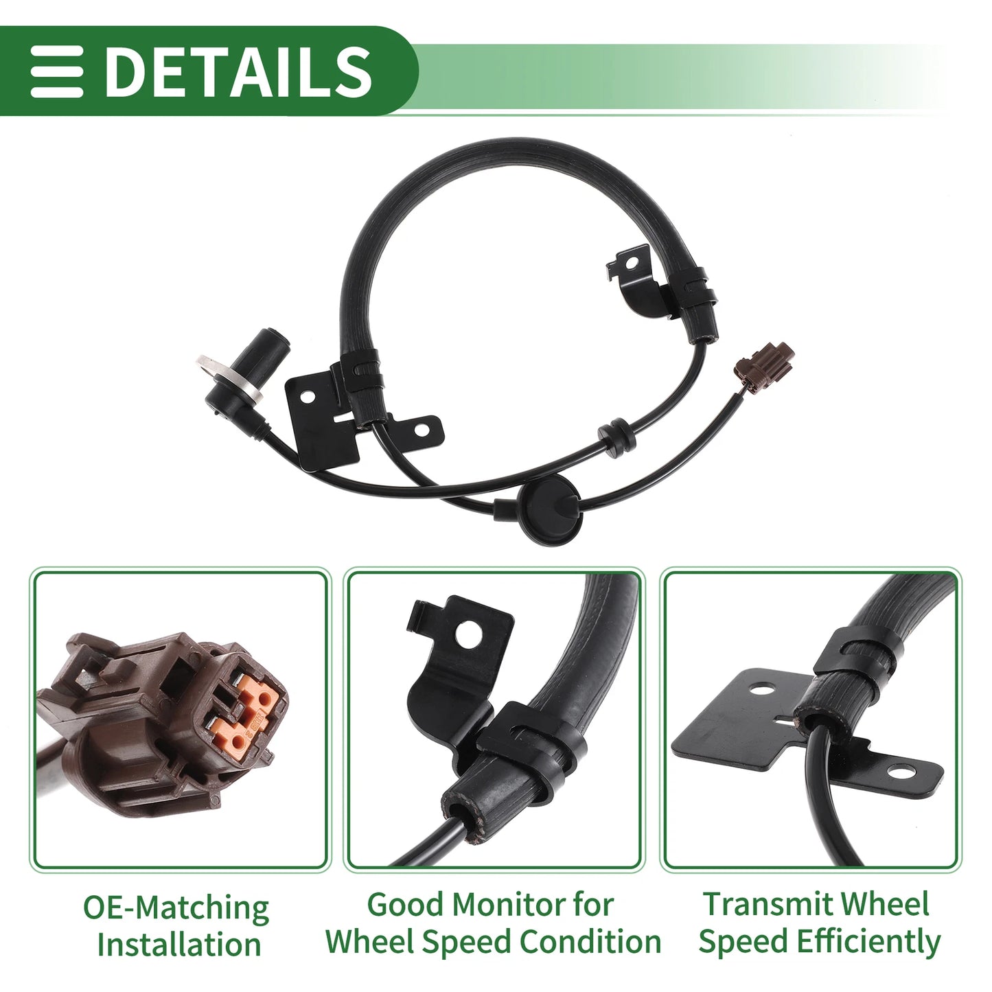 ABS Wheel Speed Sensor for Infiniti I30 Front Left