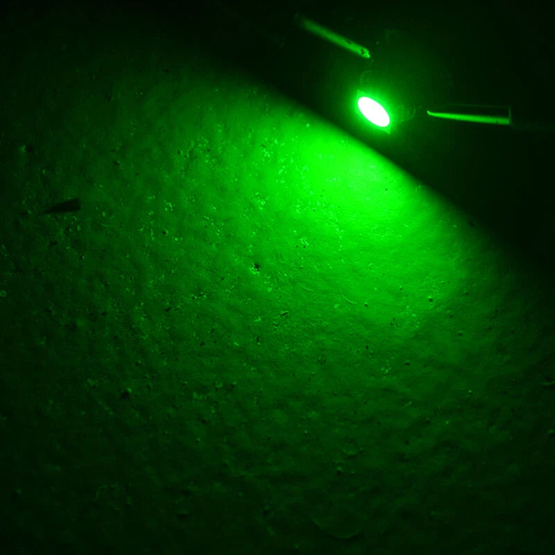10x Green T4 T4.2 Neo Wedge 1-SMD LED Dash & Climate Bulbs