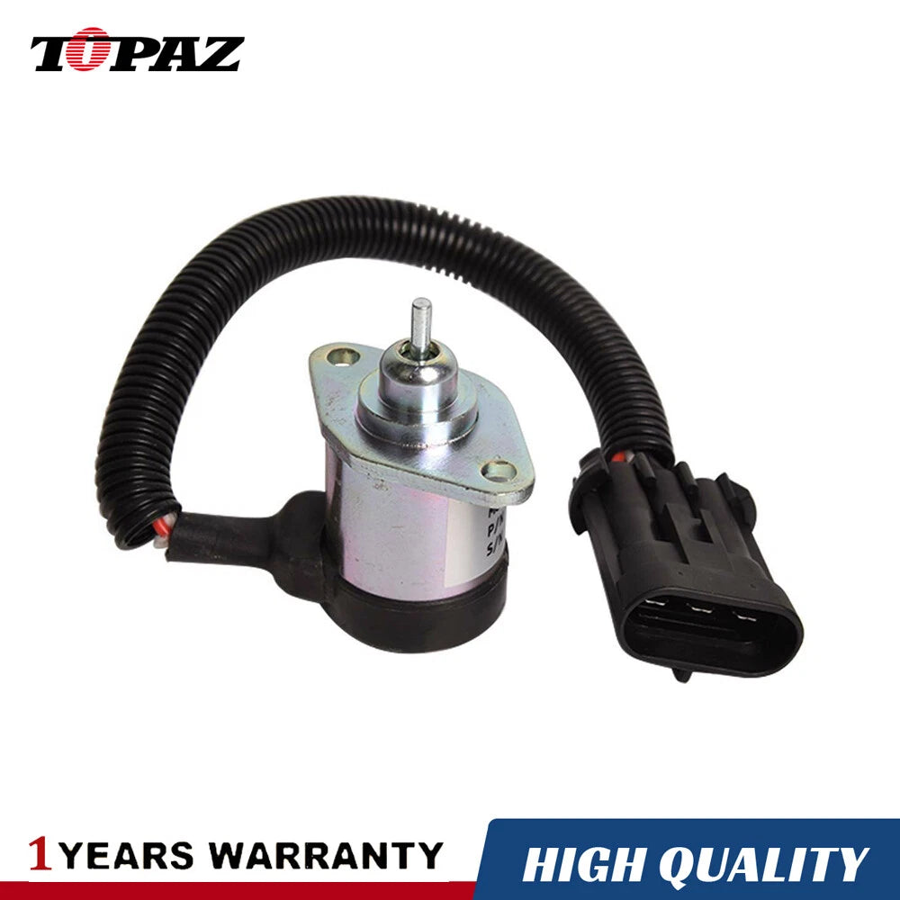 Fuel Shut Off Solenoid for Bobcat A300 A770 & Kubota V3300DIT V3800T