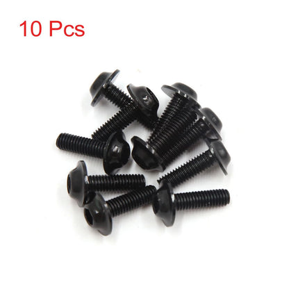 Bolts / 10Pcs M6 x 20mm / Hex Head Fairing Bolts for Motorcycle