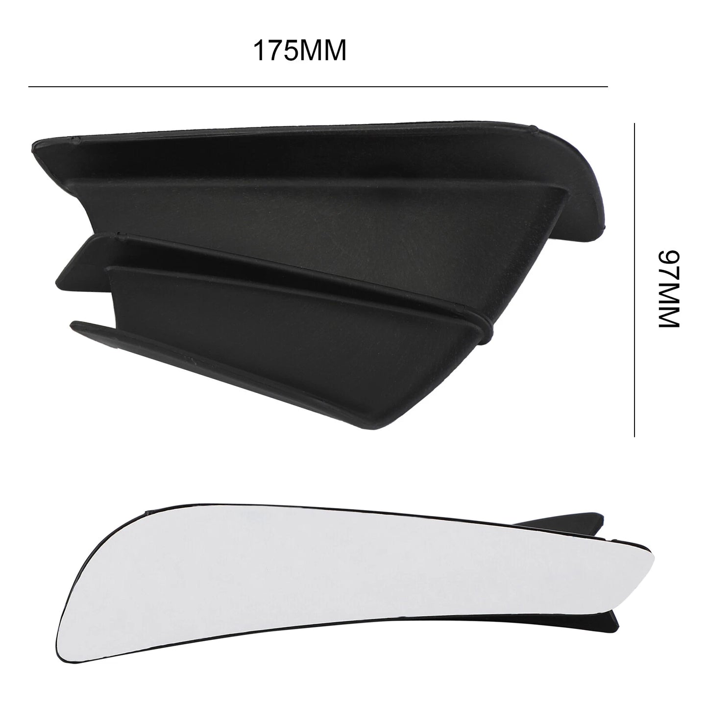 Side Winglet Fin Spoiler Trim Cover for Honda CBR650R, CBR500R, CB1000R (2019-2023)