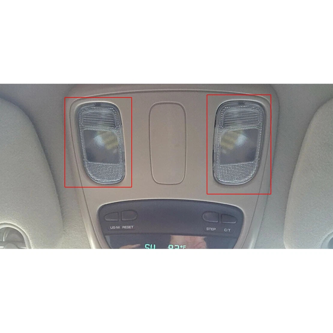 Reading Light Lens Bezel Cover for Dodge Ram (2002-2010)