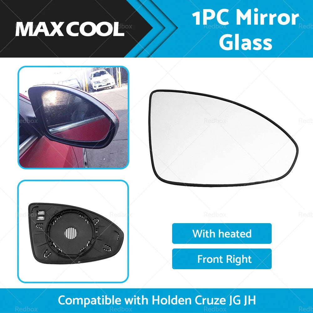 Heated Convex Right Mirror Glass for Holden Cruze JG JH (2009-2016)
