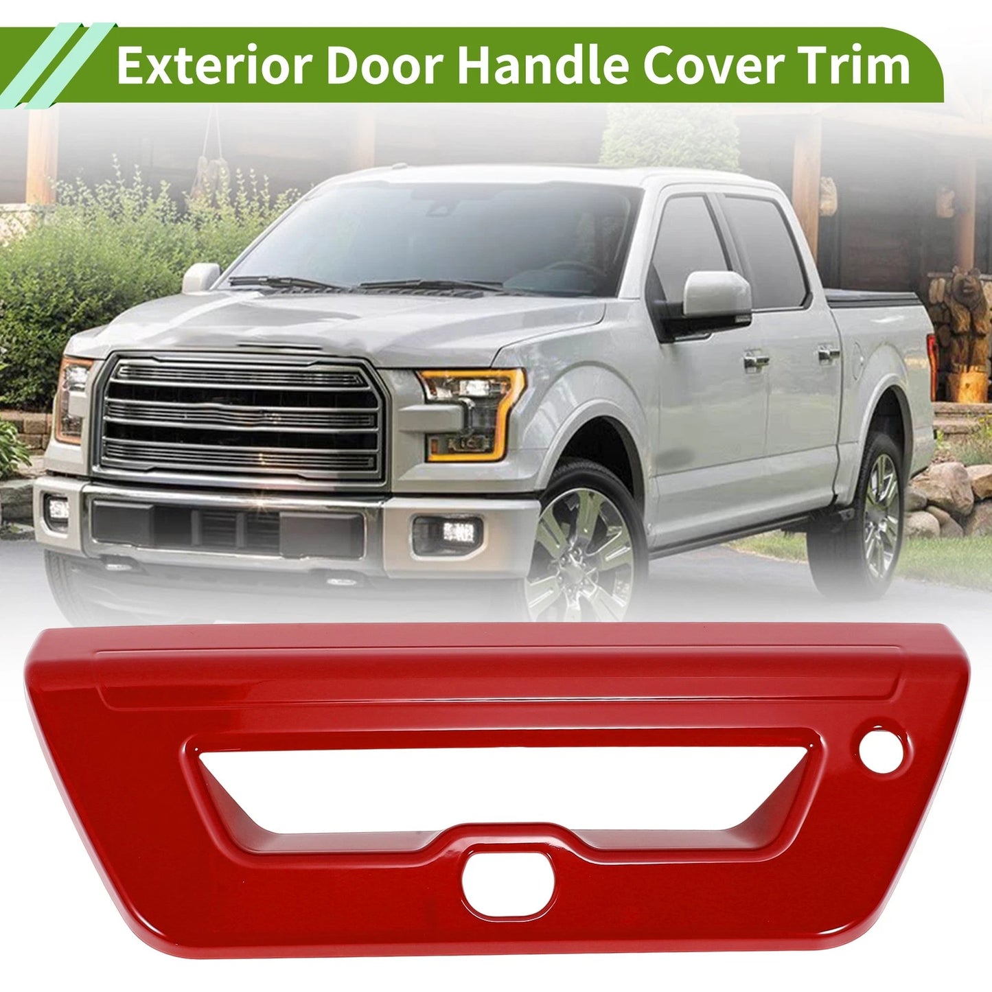 Red ABS Tailgate Trim for Ford F150 (2015-2020)