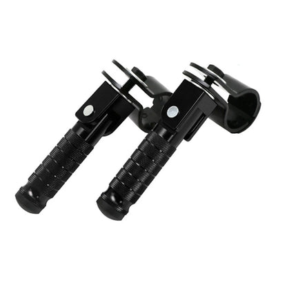 Folding Rearsets Footrest Pegs for Motorbike Black CNC