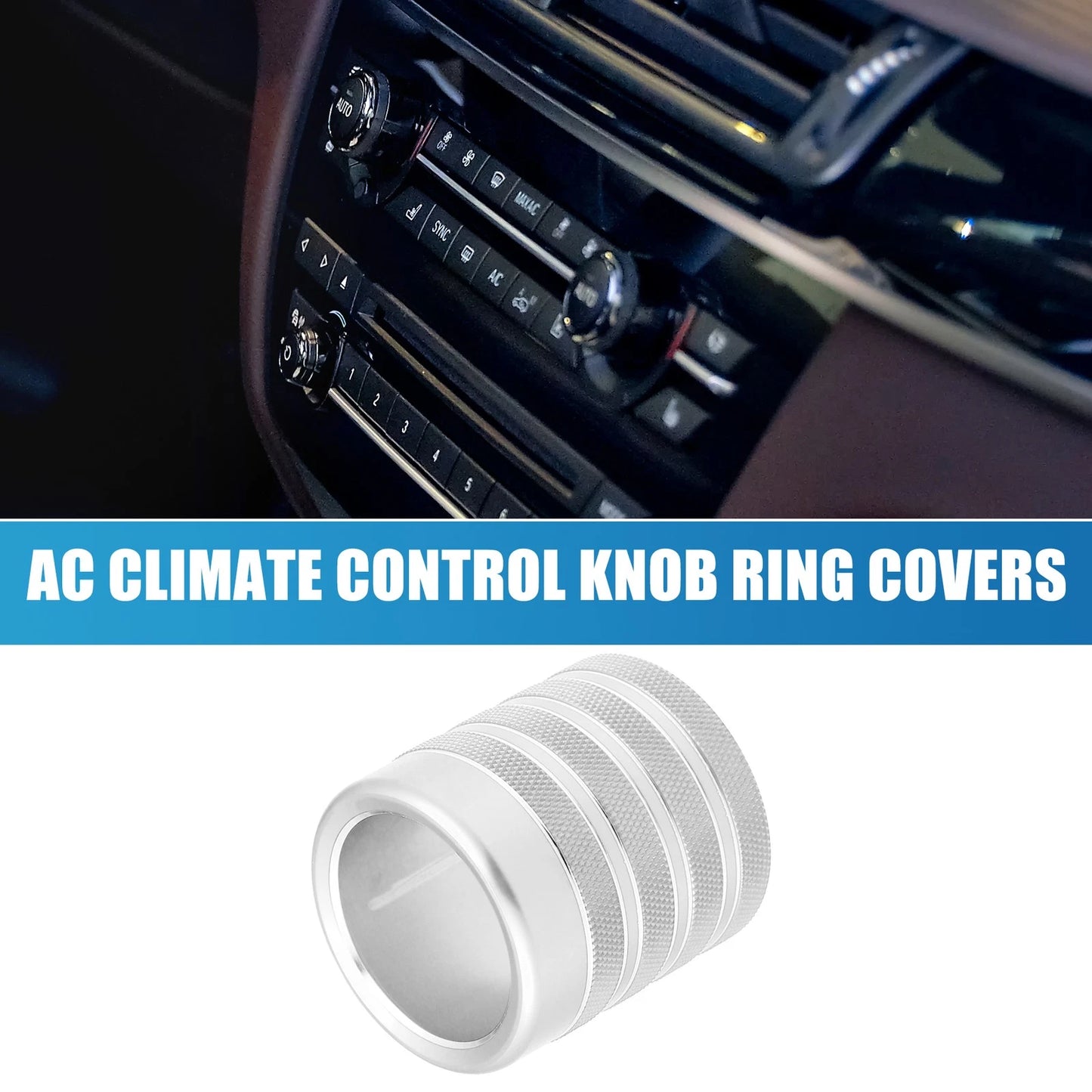 4WD Gear Shifter Knob Cover Trim Silver Tone for Toyota 4Runner (2010–2020)