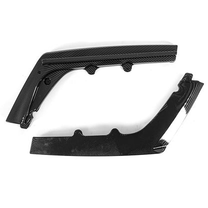 Carbon Black Rear Diffuser Lip with Lights for 2015-2020 BMW F80 M3 F82 F83 M4