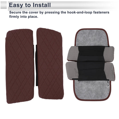 Car Center Console Cover for BMW X7 (2019-2024) - Dark Red Storage Bag 1 Set