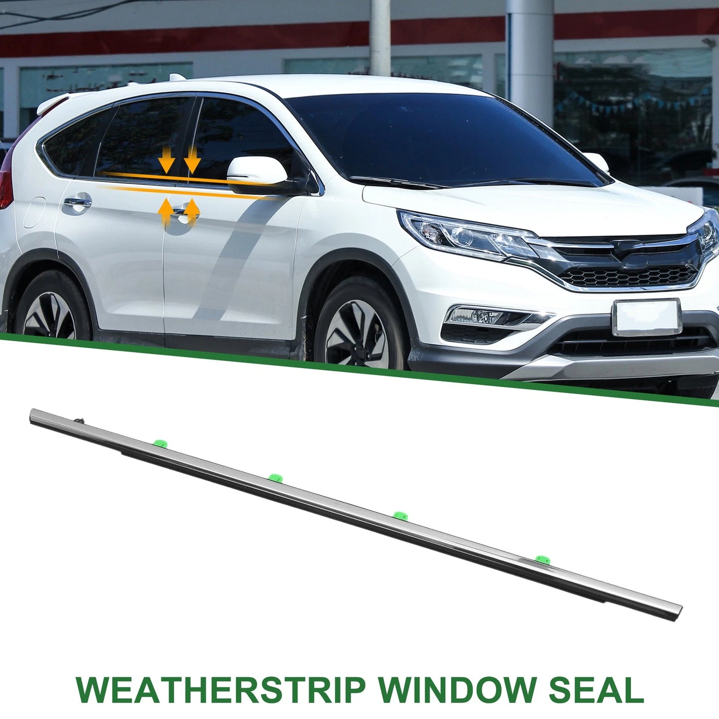 Rear Left Weatherstrip Window Seal for Honda CR-V (2012-2016)
