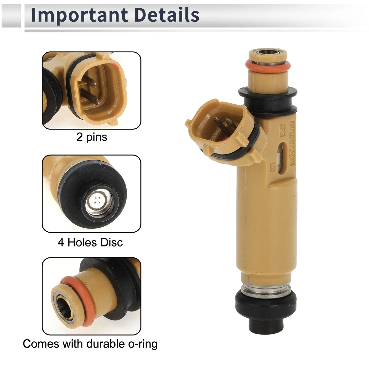 Fuel Injector 1 Pcs for Toyota Camry (2000–2001)