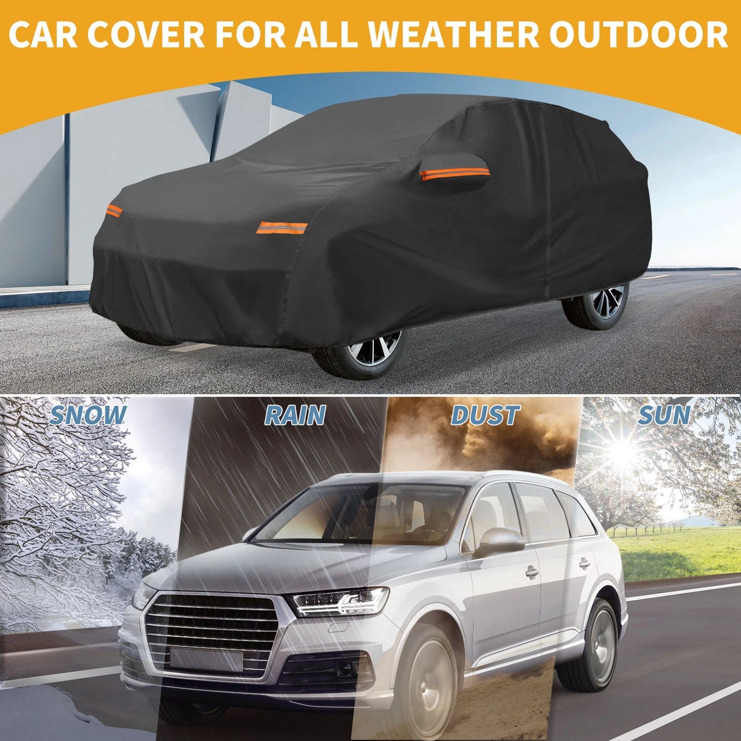 Waterproof 7-Seater Car Cover for Honda CRV