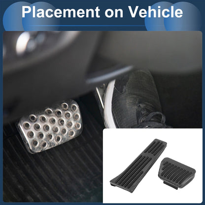 Set Foot Accelerator Pedal Covers for BMW 3 Black Carbon Fiber