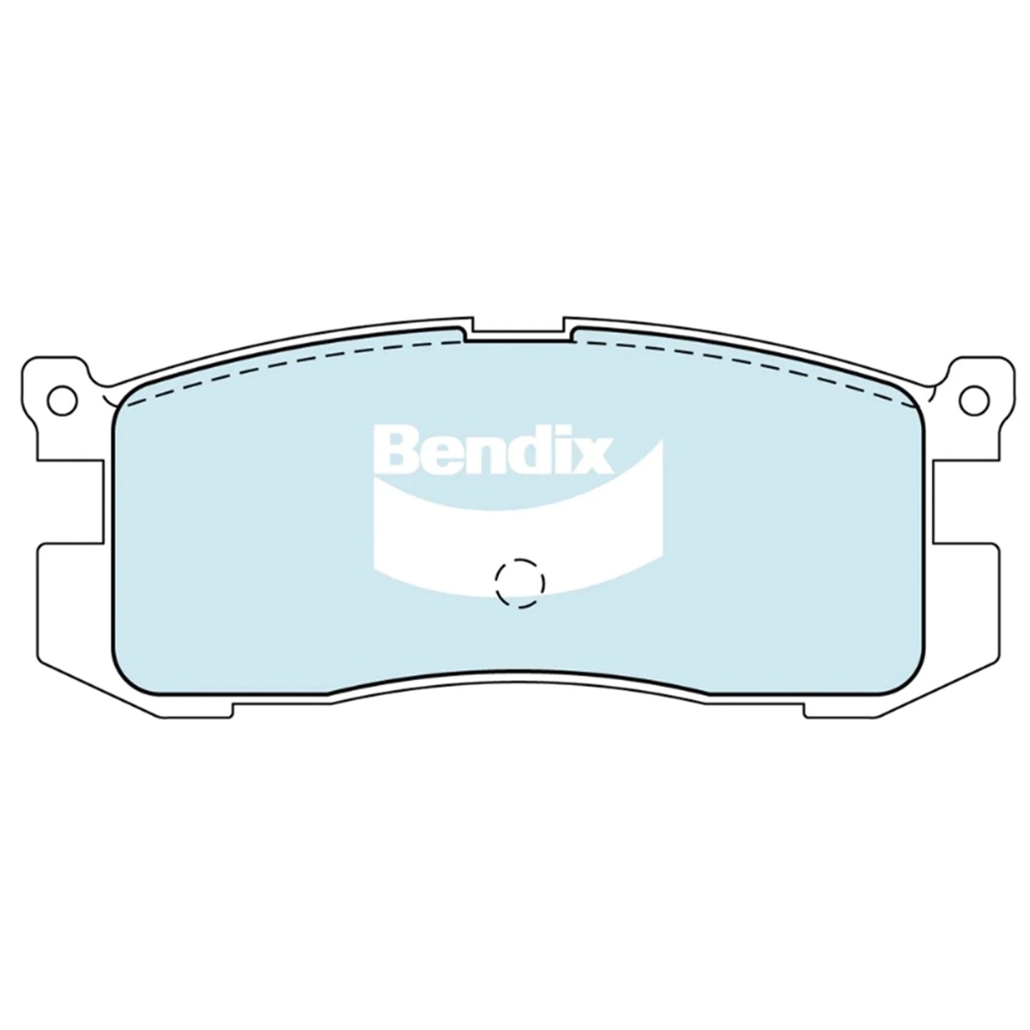 Rear Disc Brake Pad Set for Mazda MX6 GD (1987-1991)