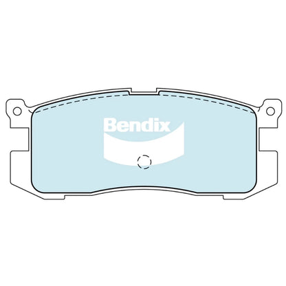 Rear Disc Brake Pad Set for Mazda MX6 GD (1987-1991)