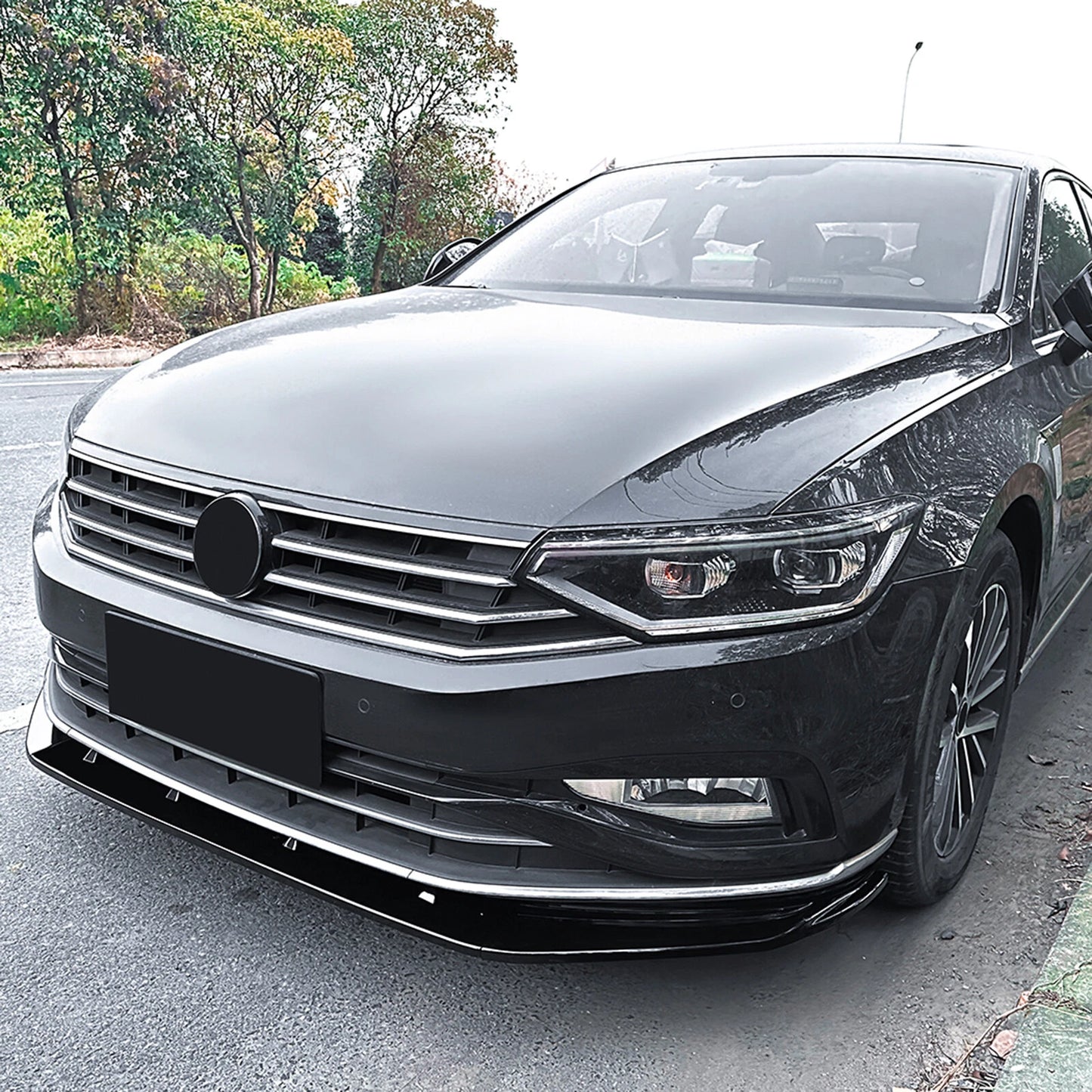 Front Lower Spoiler Lip Splitter for VW Passat B8.5 (2020-2023)