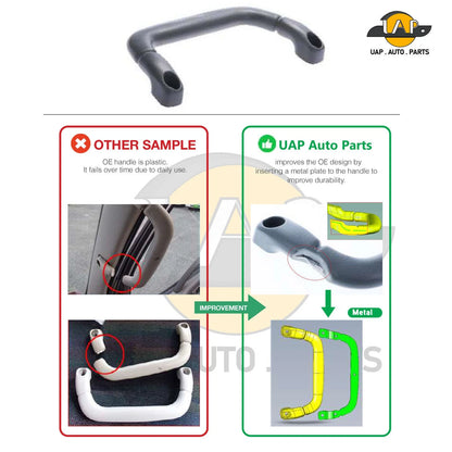 2 x LH+RH Textured Grey Grab Handle for Mitsubishi Fuso Canter (1995–2005)