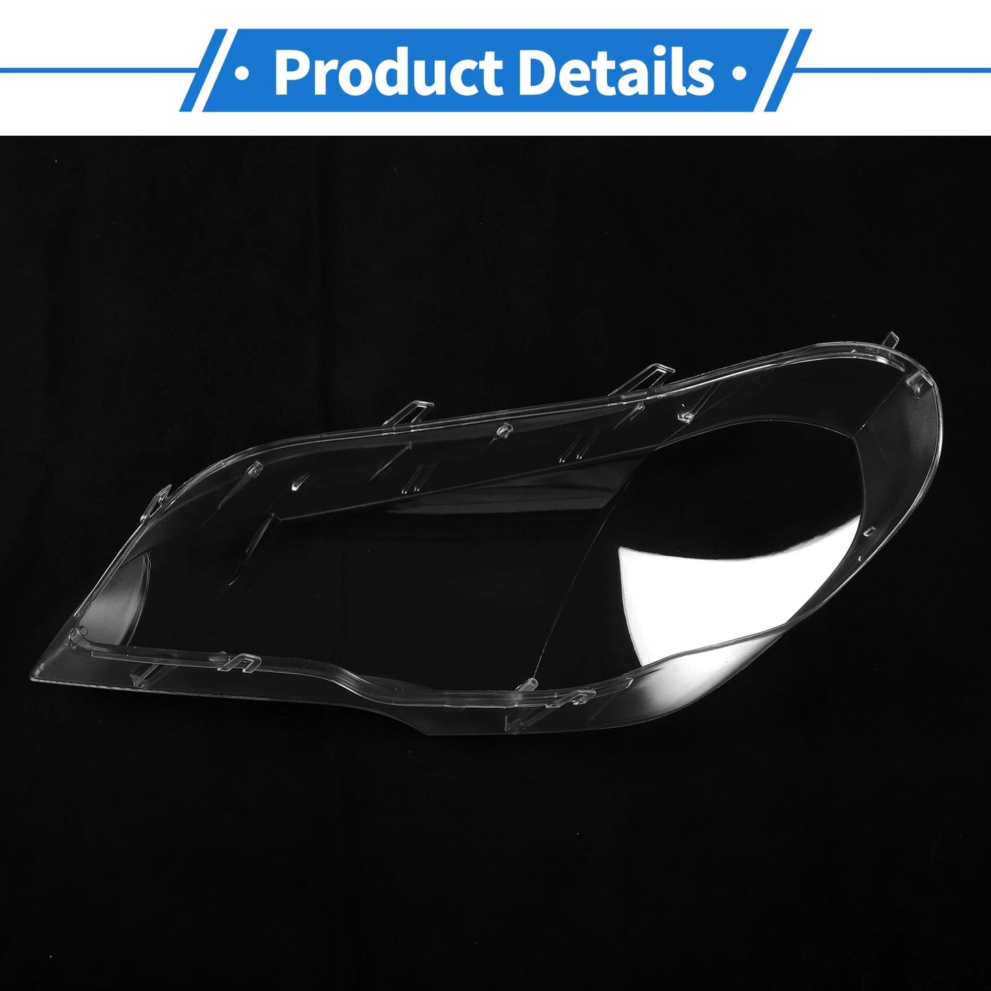 Front Right Headlight Lens Cover for BMW X5 E70 (2008-2013)