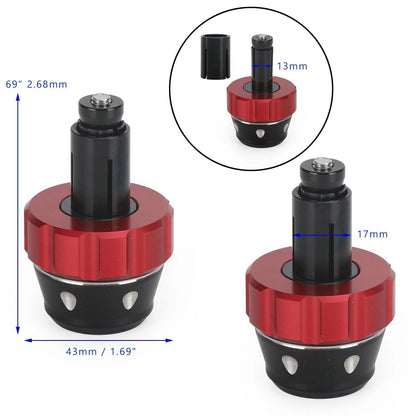 Handlebar Ends Vibration Dampers for Honda Ø 13-18 mm (2013-2018)