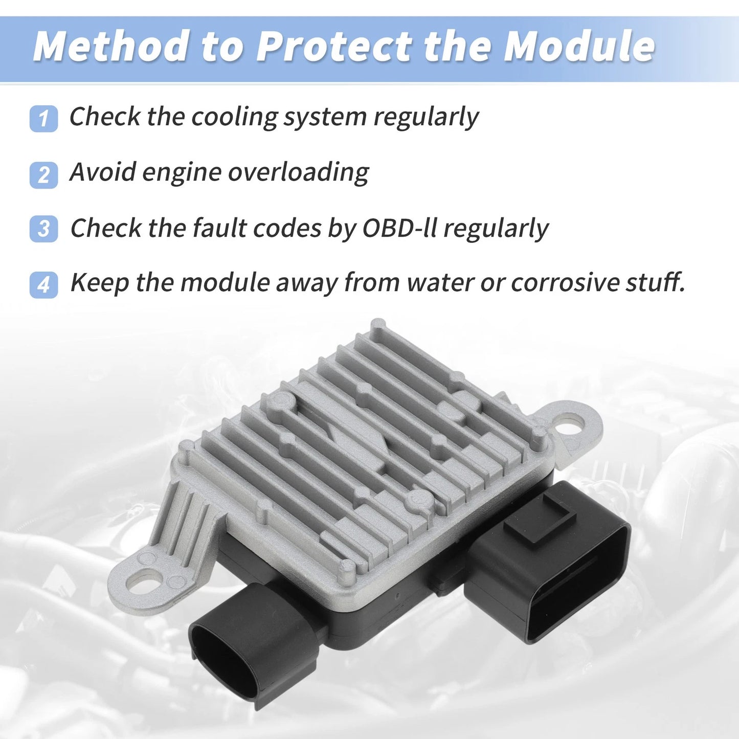 Engine Cooling Fan Control Module for Hyundai Sonata, Kia Eltos (2011-2023)