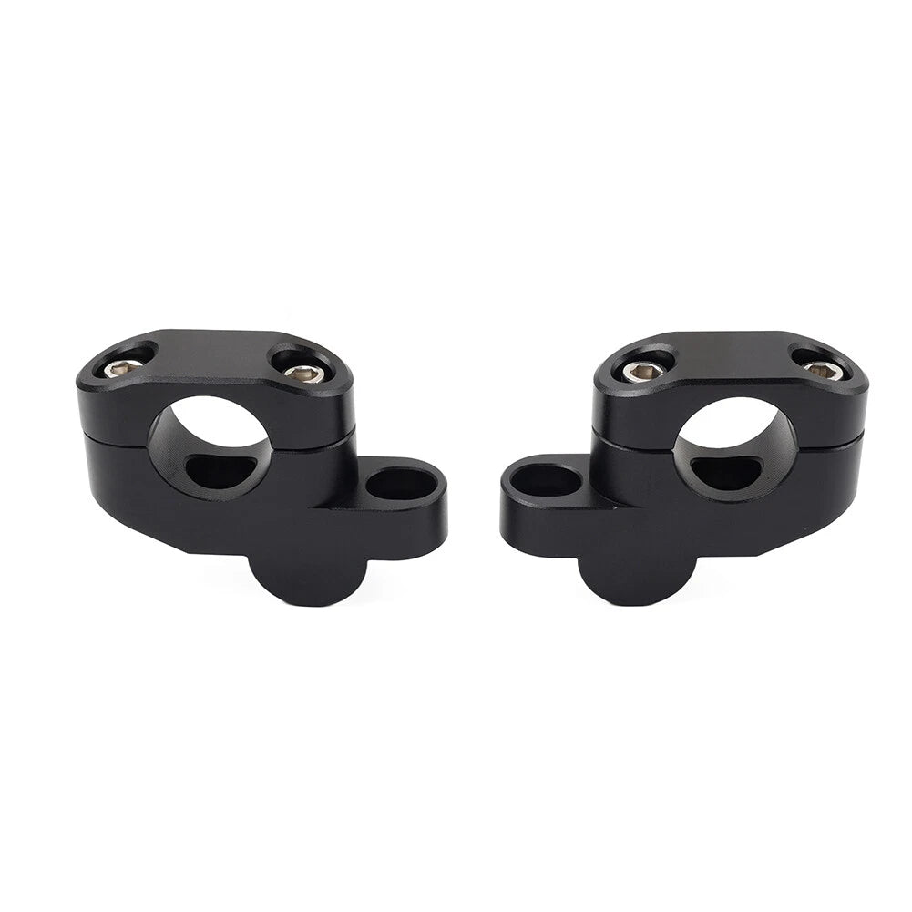 28mm Offset Handlebar Clamp Mount for Honda, Suzuki, Yamaha, Kawasaki