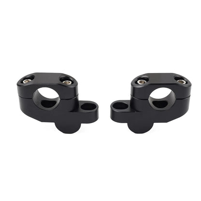 28mm Offset Handlebar Clamp Mount for Honda, Suzuki, Yamaha, Kawasaki