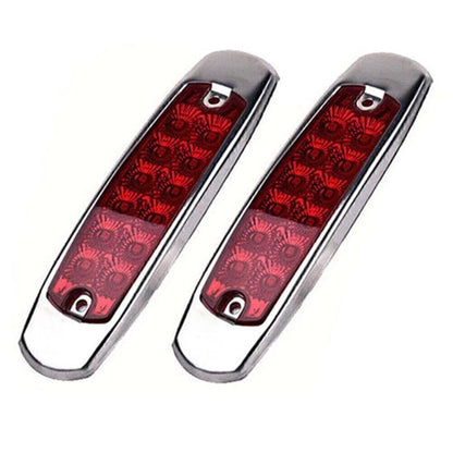 12LED Red Sealed Side Marker Clearance Lights for Trailer Lamp