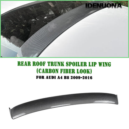Rear Boot Spoiler Lip for Audi A4 B8 (2009-2016)
