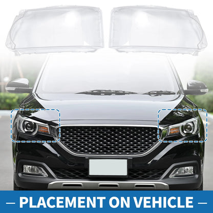Front Headlight Lens Covers for Land Rover Range Rover Sport (2010-2013)