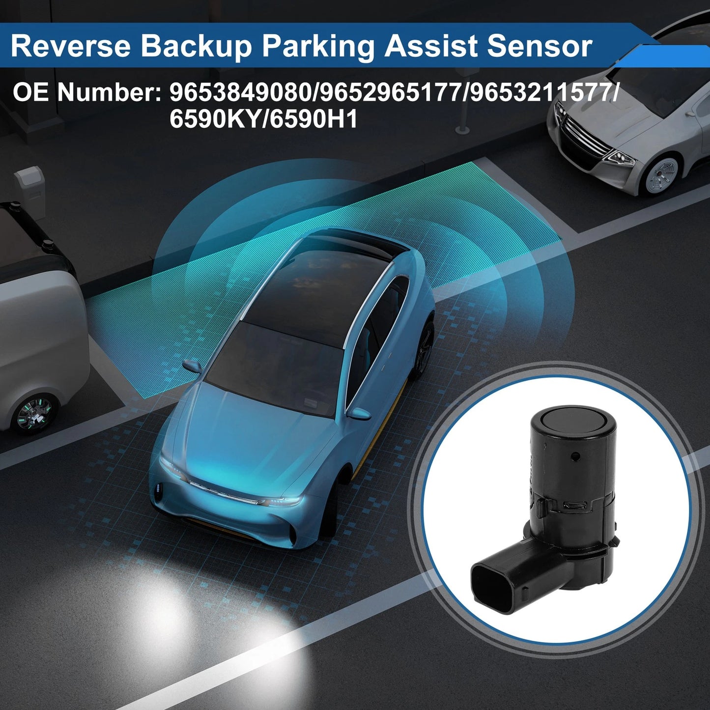 Reverse Backup Parking Sensor for PEUGEOT 207 Saloon 1.4 (2006-2014)