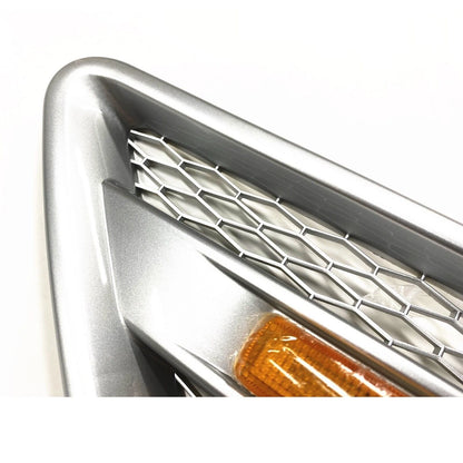 2 x Silver Side Air Vent Trims for Land Rover Freelander 2 (2006-2016)
