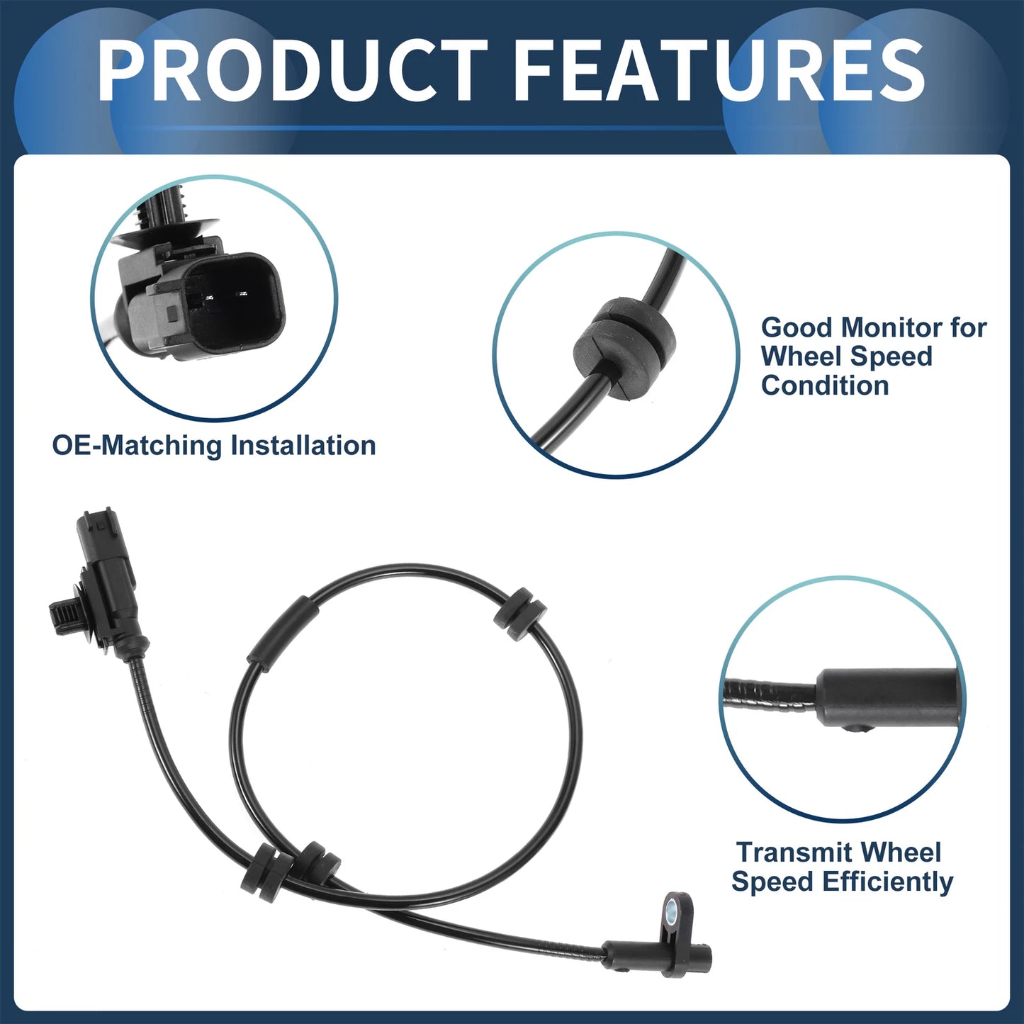 ABS Wheel Speed Sensor for Ford Fiesta (2009-2019)