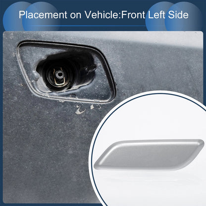 Front Left Washer Nozzle Cover for Honda Accord VIII 2011-2013 Silver Tone
