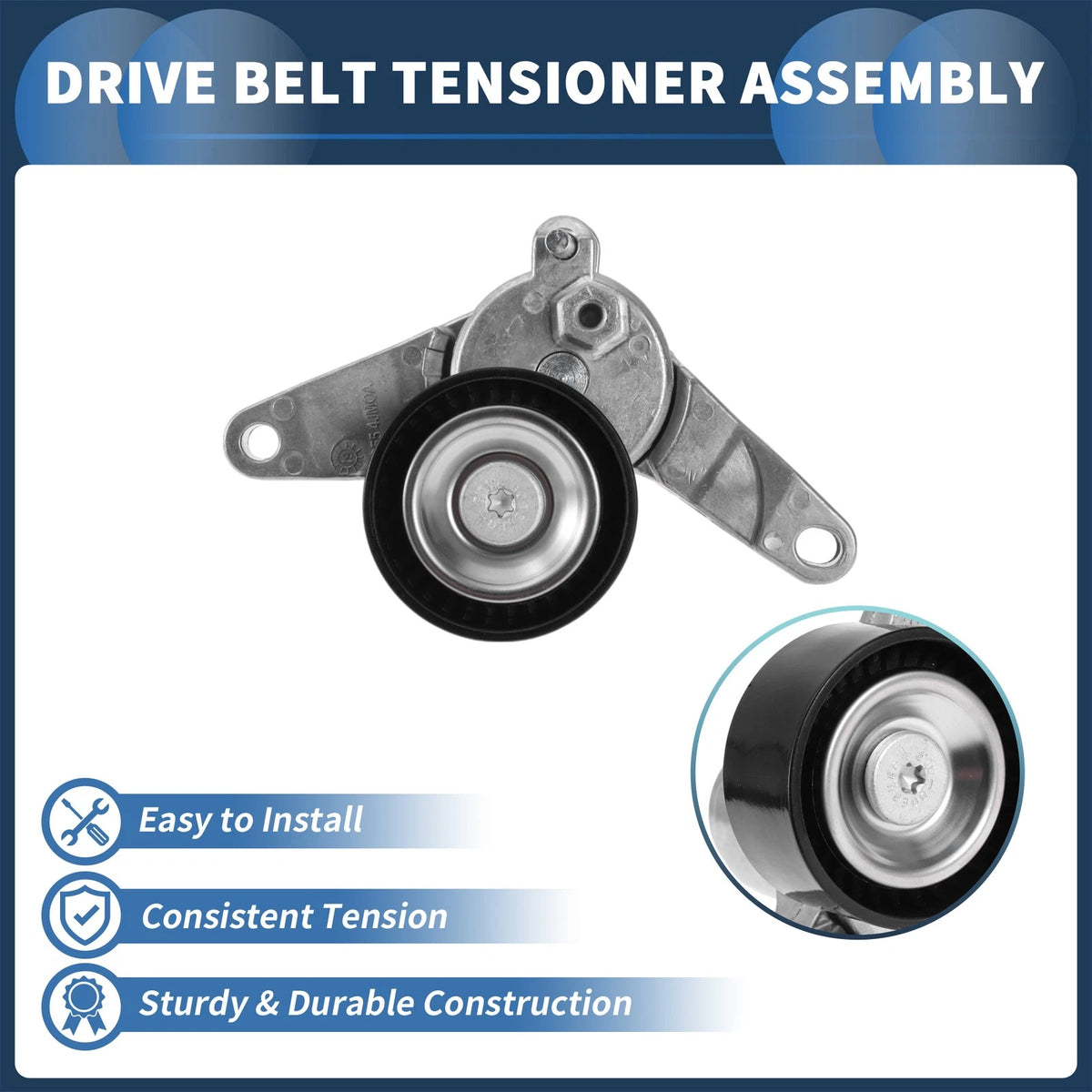 Belt Tensioner for Nissan Navara (2016-2019) - Metal 1 Pc