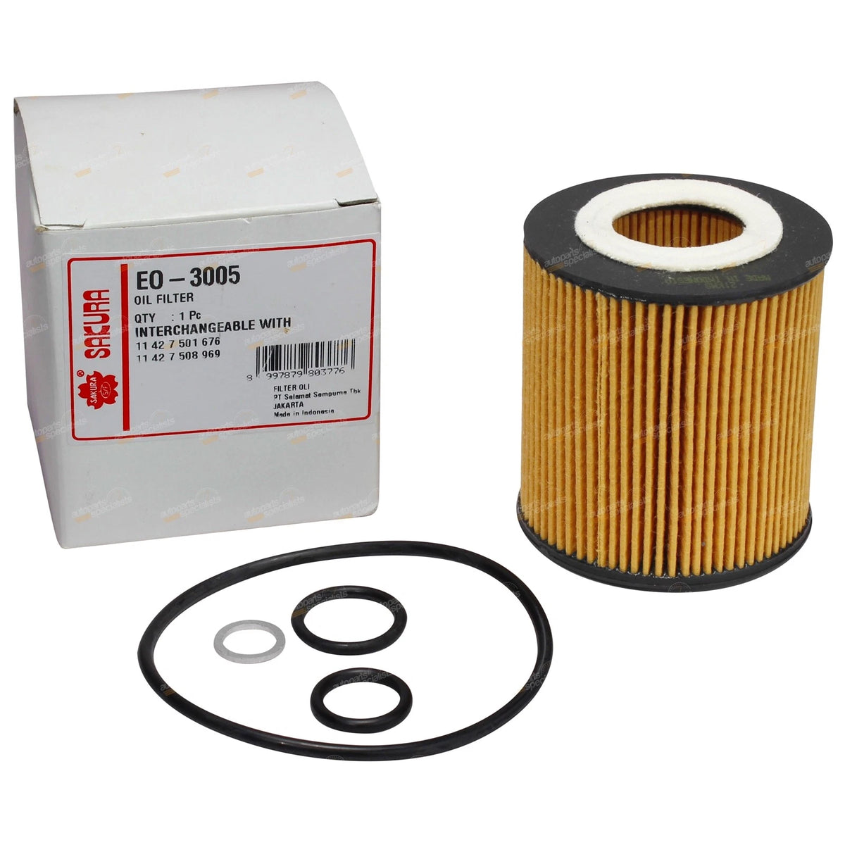 Oil Filter for BMW 316ti E46/5 1.8L 4cyl N42B18 (2001 - 2004)