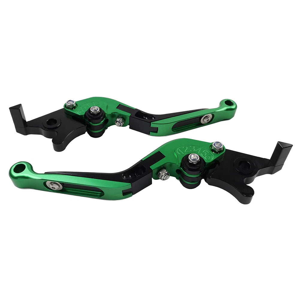 Extendable Brake Clutch Levers for Honda CBR600RR CBR954RR Green (2002-2006)