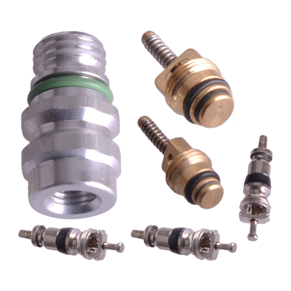 10Pcs R134a AC Schrader Valve Core Caps for Air Conditioner