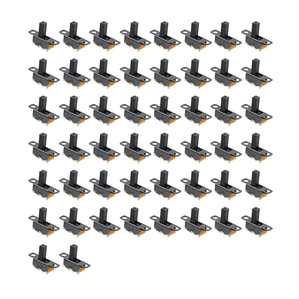 50 x 8mm Vertical Slide Switch SPDT for PCB Panel - Compatible with Various Models